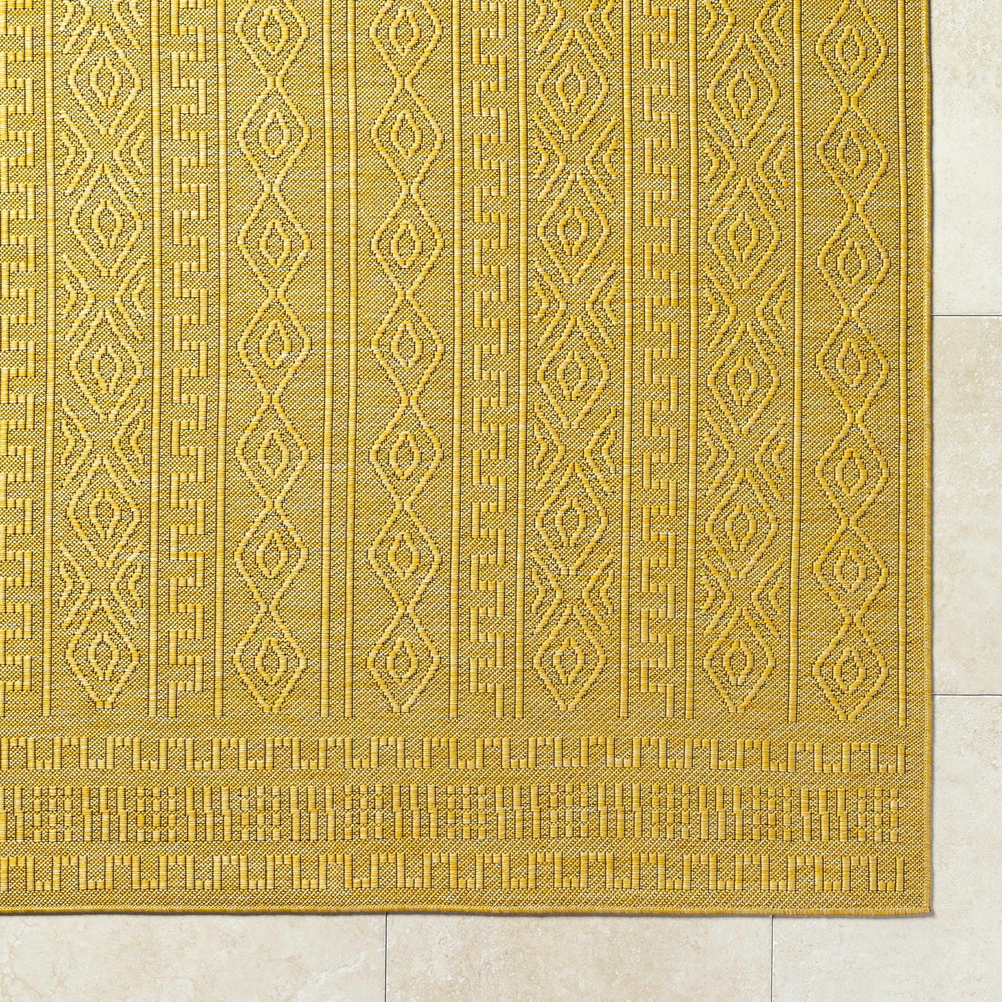 Nuela Mustard Outdoor Area Rug