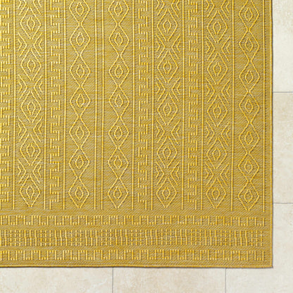 Nuela Mustard Outdoor Area Rug