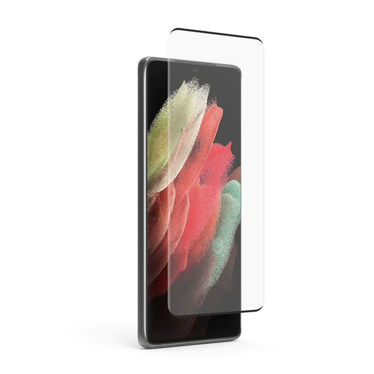 Puregear Maximum Clarity Hd Tempered Glass Screen Protector for Samsung Galaxy S21 Ultra 5g, Touch + Precision, Case Friendly Fit, Lifetime Replacement (Self Alignment Installation Tray Included)