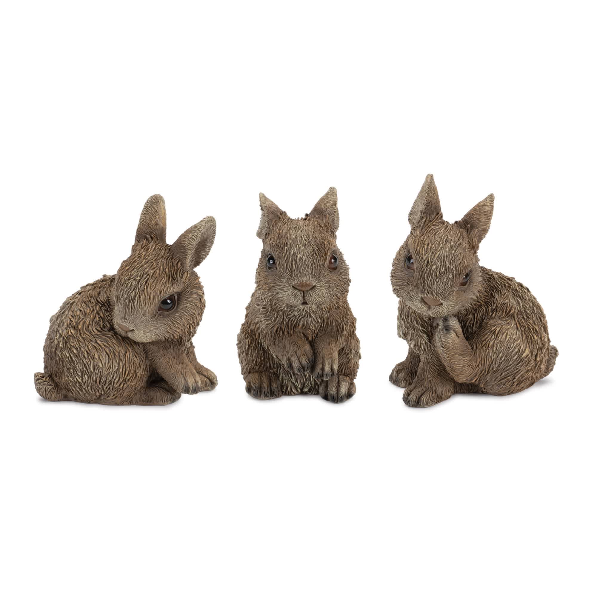 Melrose International Mini Garden Bunny Rabbit Figurine (Set of 3) – Zulily