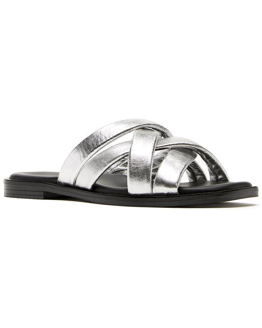 21 Silver leather-