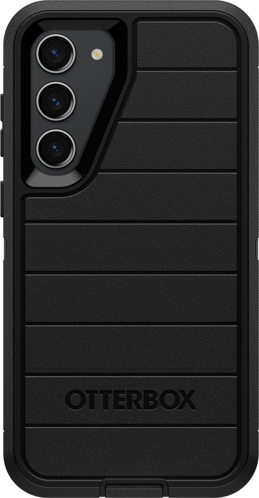 Otterbox Galaxy S23+ (Only) - Defender Series Case - Black, Rugged & Durable - with Port Protection - Case Only - Microbial Defense Protection - Non-Retail Packaging