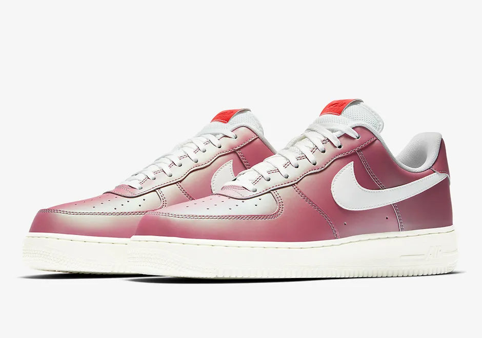 Nike Men's Air Force 1 Low '07 Lv8 'Track Red Summit White Black' - 823511-600