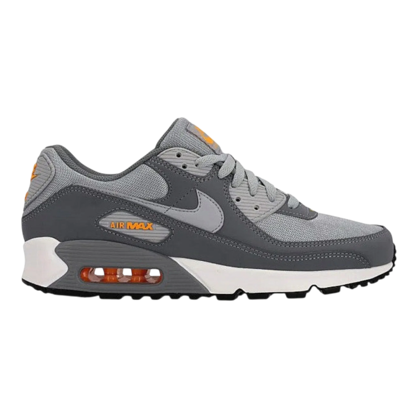 Nike Air Max 90 Men's Sneakers — Cool Grey Nubuck Low-Top