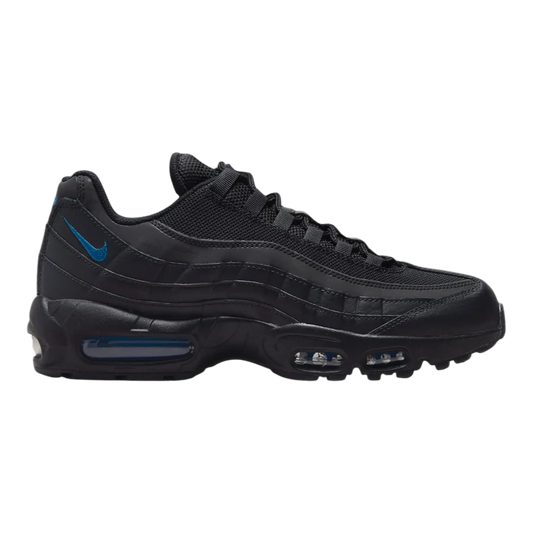 Nike Air Max 95 Men Sneakers Black Dark Marina Blue Dark Smoke Grey