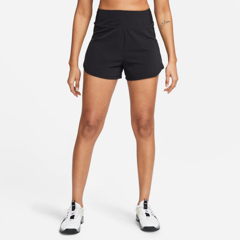 Nike Women's Dri-Fit Bliss Fitness High-Waisted 3" Brief-Lined Shorts