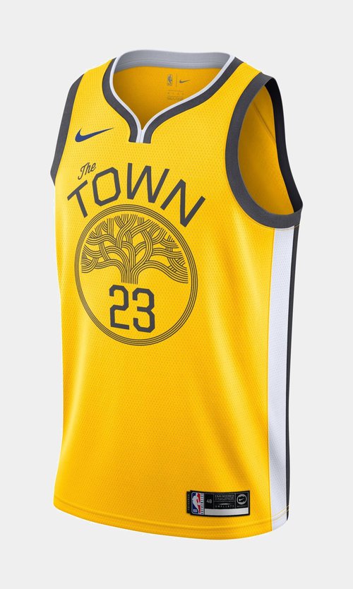 Nike Men's NBA Gs Warriors 23 Draymond Green Jersey Swingman Earned Edition