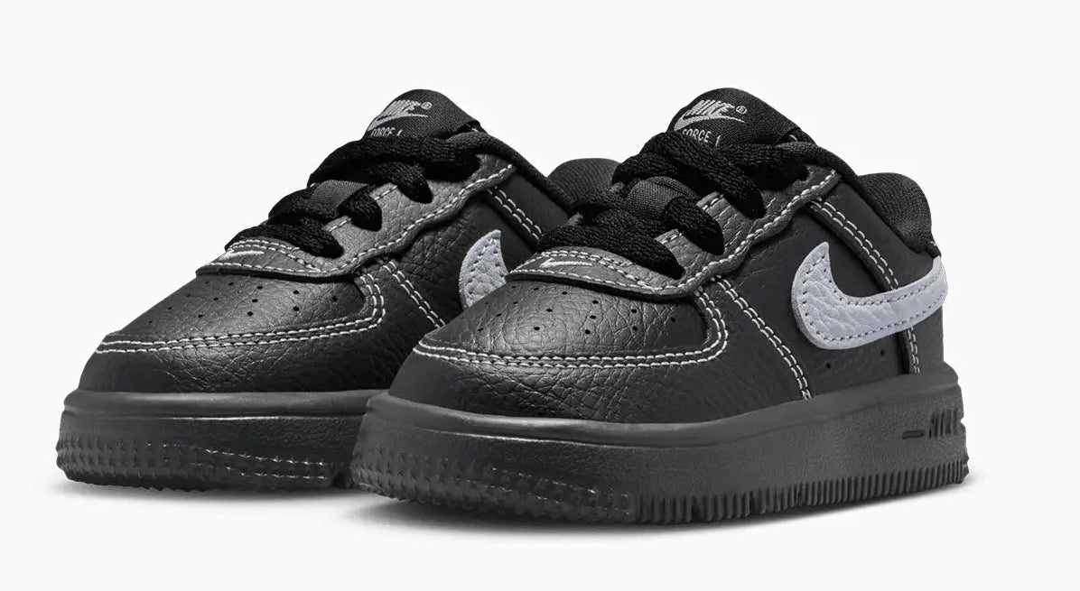 Nike Toddlers Force 1 Low LV8 3 Black/Wolf Grey (TD)