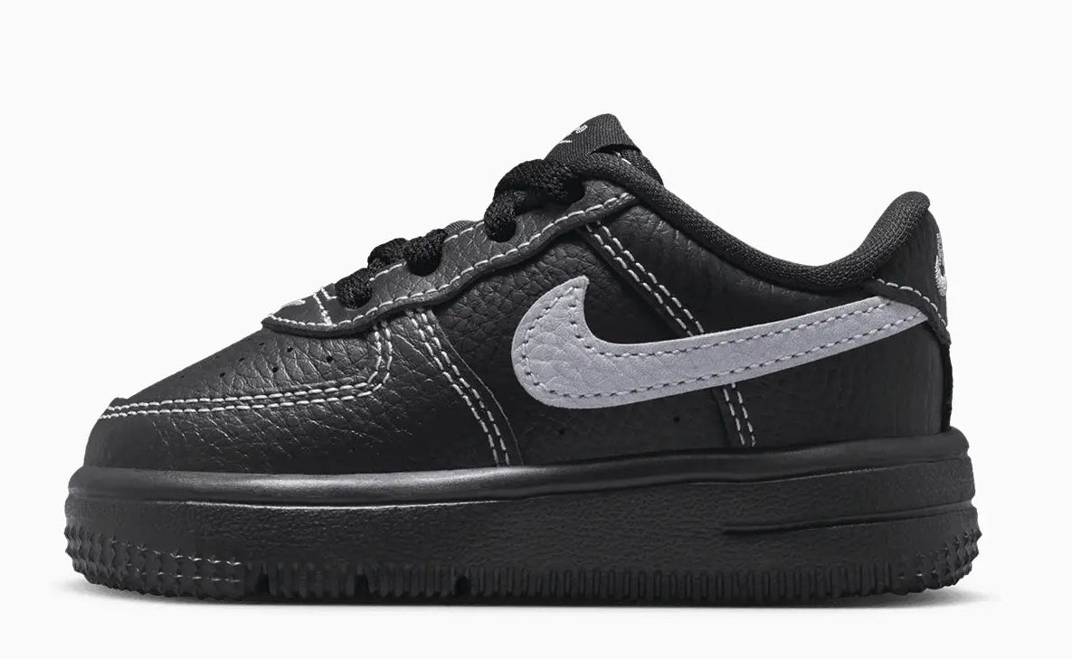 Nike Toddlers Force 1 Low LV8 3 Black/Wolf Grey (TD)