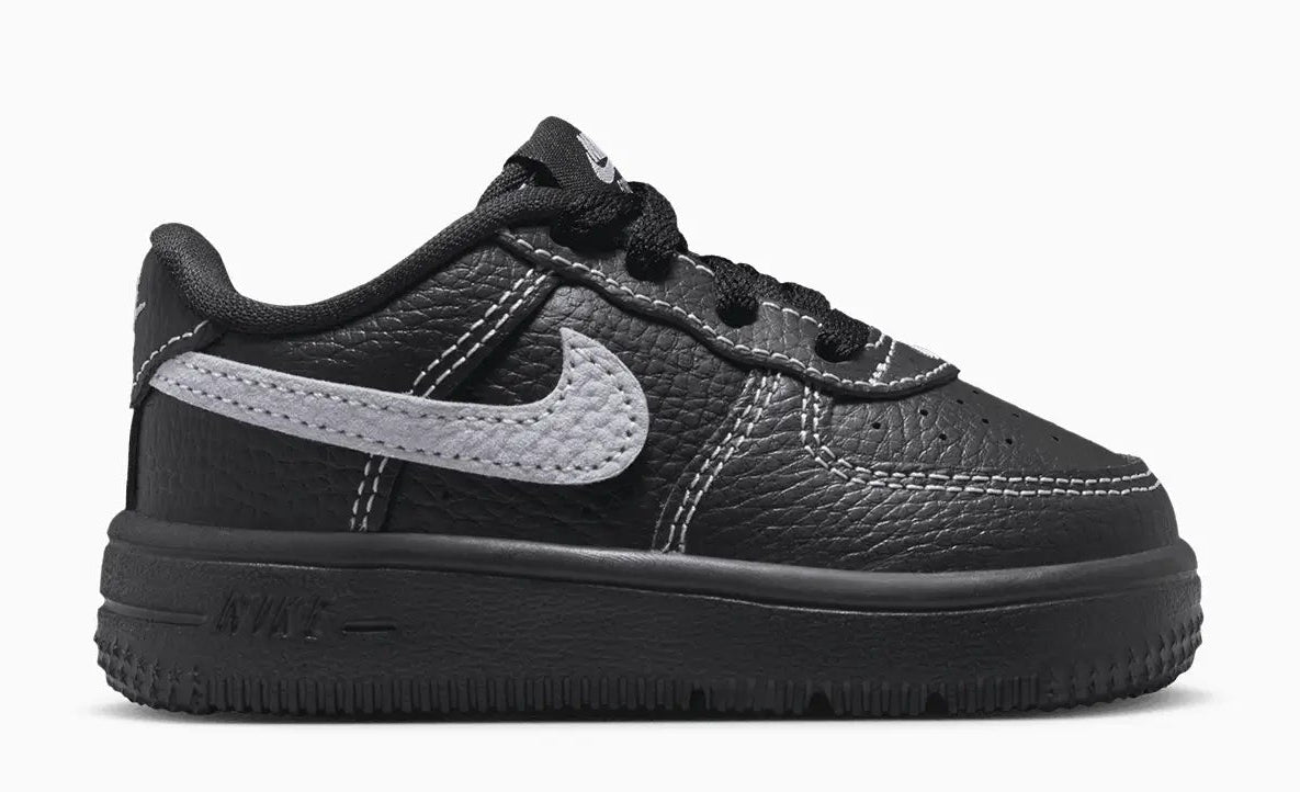 Nike Toddlers Force 1 Low LV8 3 Black/Wolf Grey (TD)