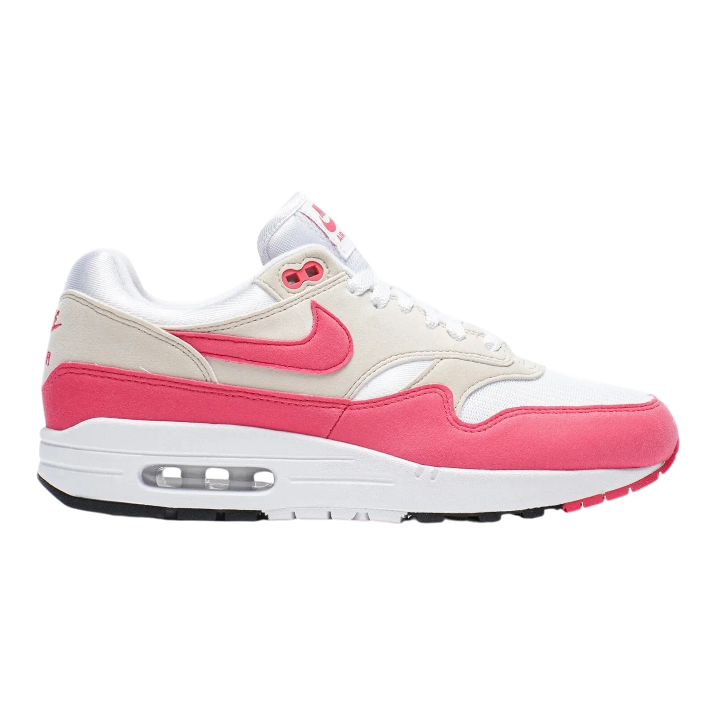 Nike Air Max 1 Women's Sneakers — White & Aster Pink Low-Top