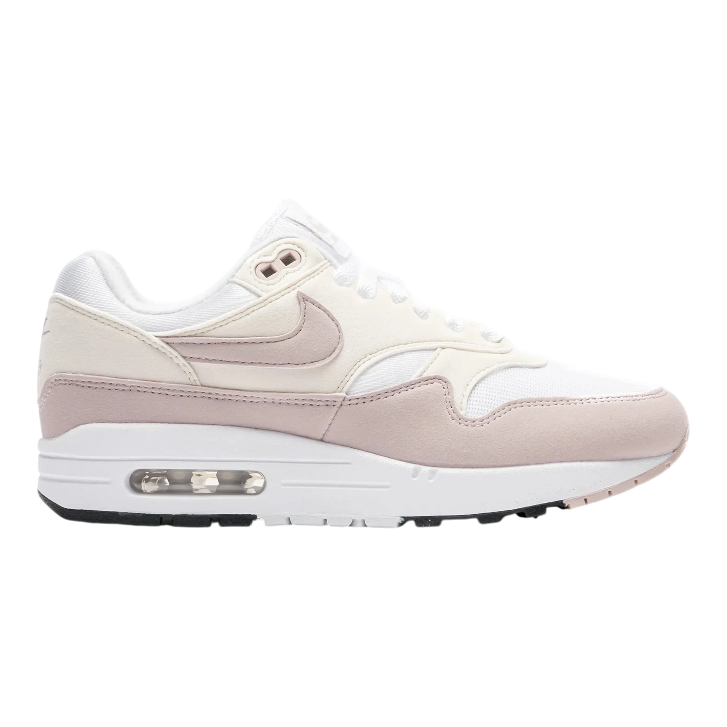 Nike Air Max 1 Women's Sneakers — White & Platinum Violet Low-Top