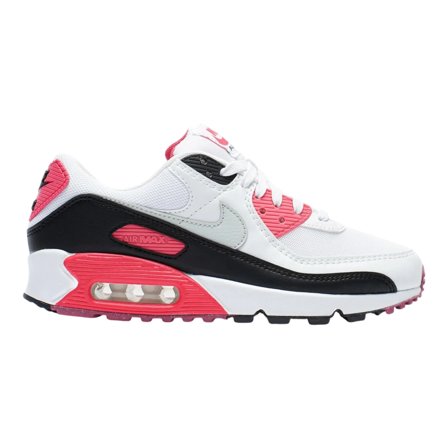 Nike Air Max 90 Women's Sneakers — White & Aster Pink Low-Top