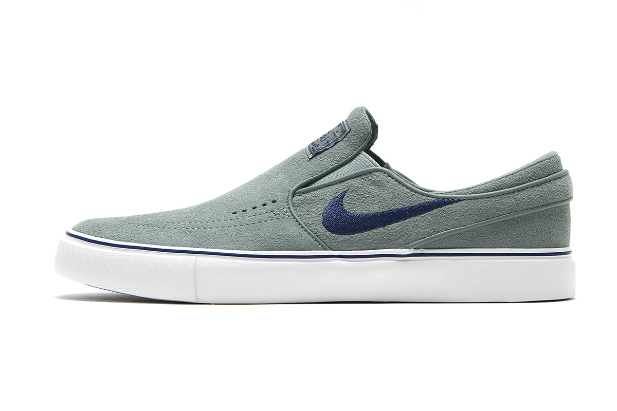 Nike Men's SB Janoski+ Slip Clay Green/Summit White