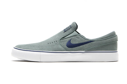 Nike Men's SB Janoski+ Slip Clay Green/Summit White