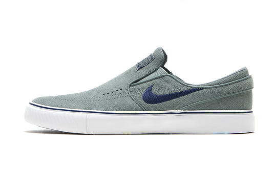 Nike Men's SB Janoski+ Slip Clay Green/Summit White