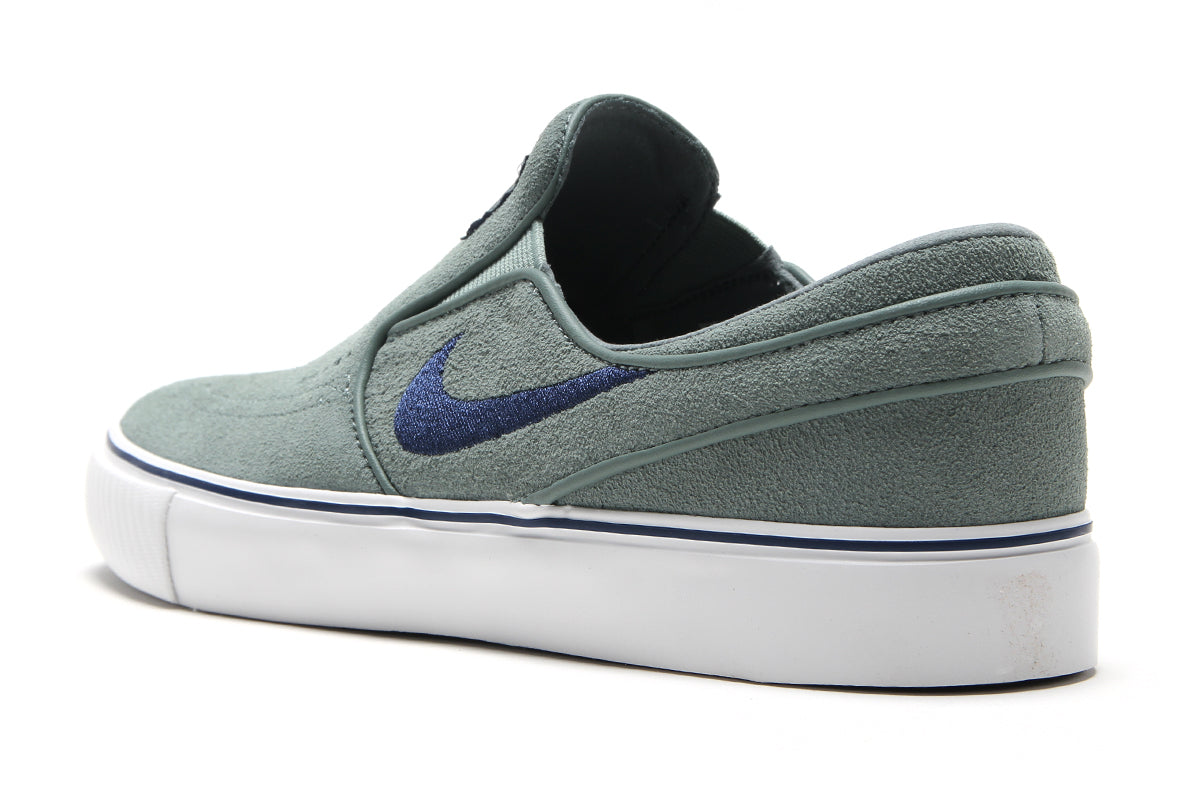 Nike Men's SB Janoski+ Slip Clay Green/Summit White