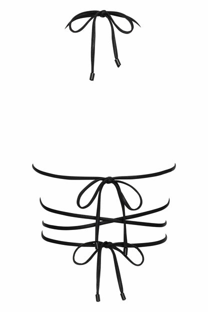 Mariposa Top in black-shimmer