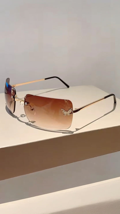 Papillon Blue Sunglasses