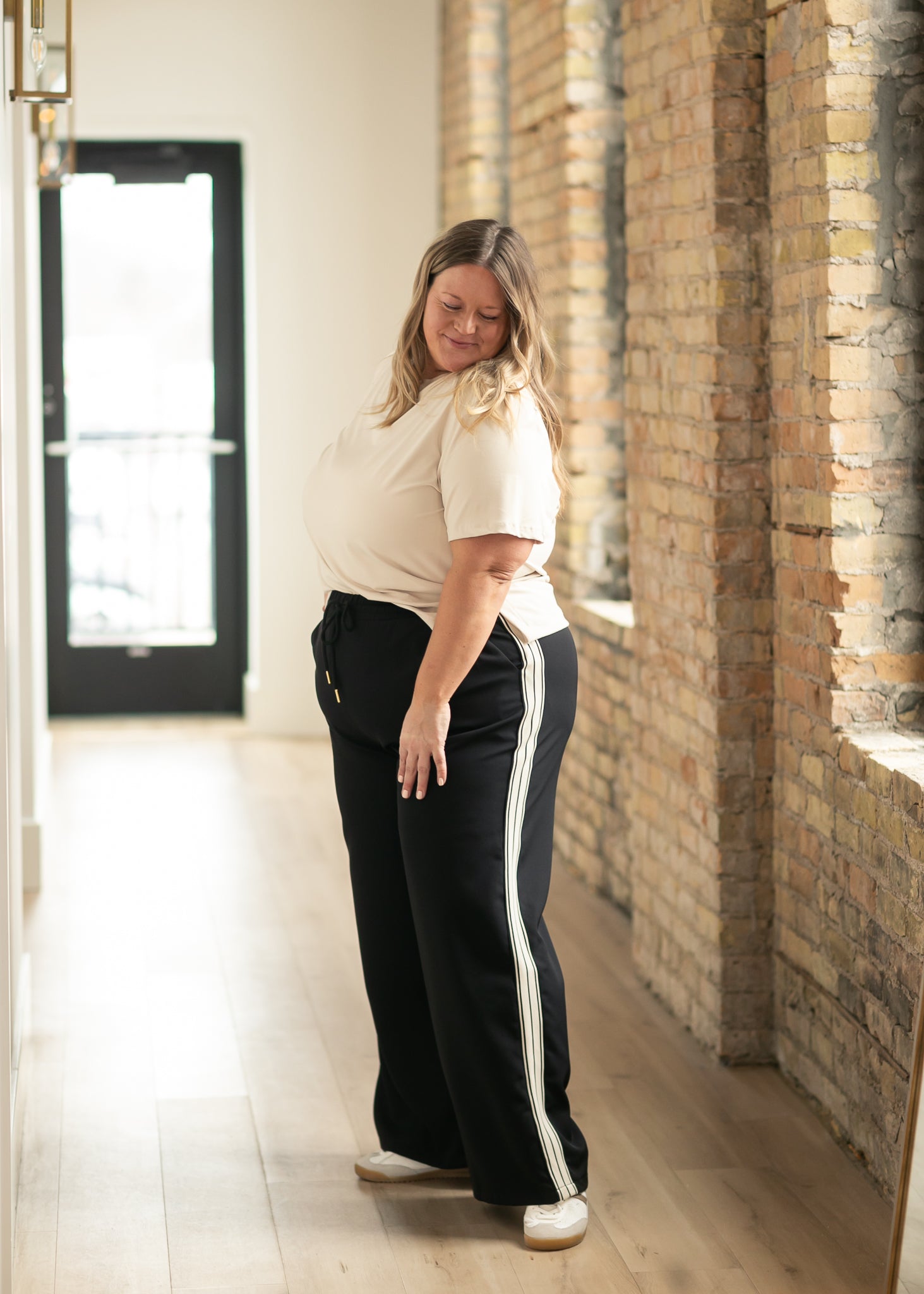 Nina Wide Leg Track Pants – Zulily