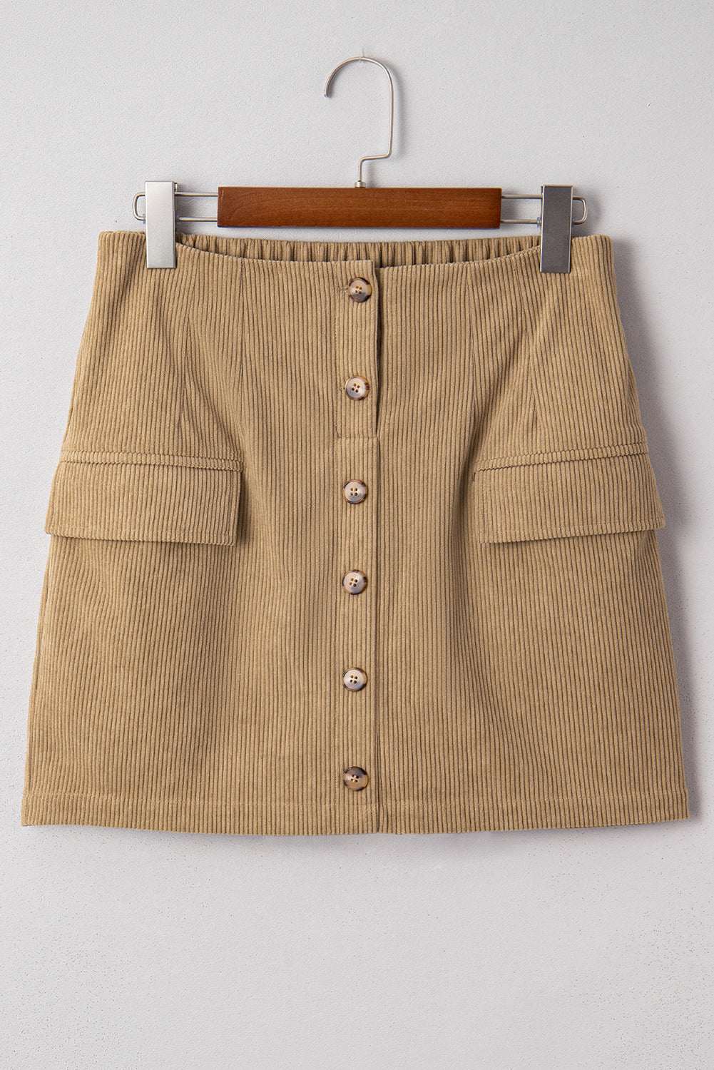 Xiomara Front Faux Mini Skirt - Camel / L - 12/14