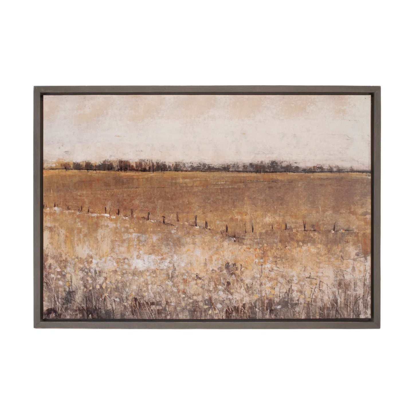 Melrose International Framed Landscape Canvas Art 34"L