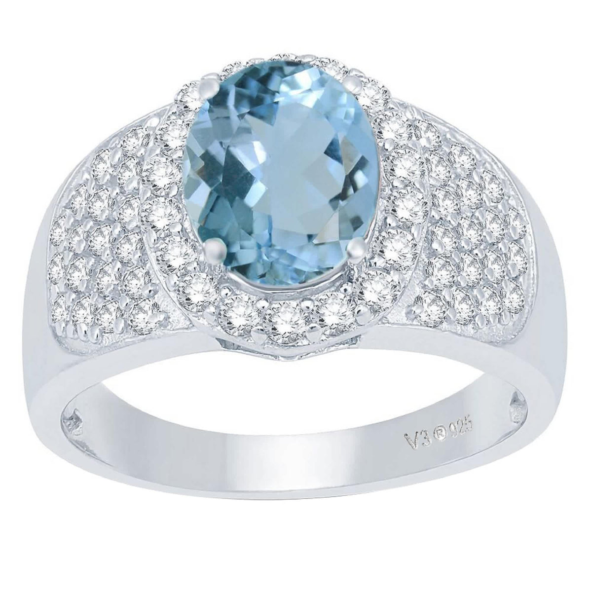 Blue, White-