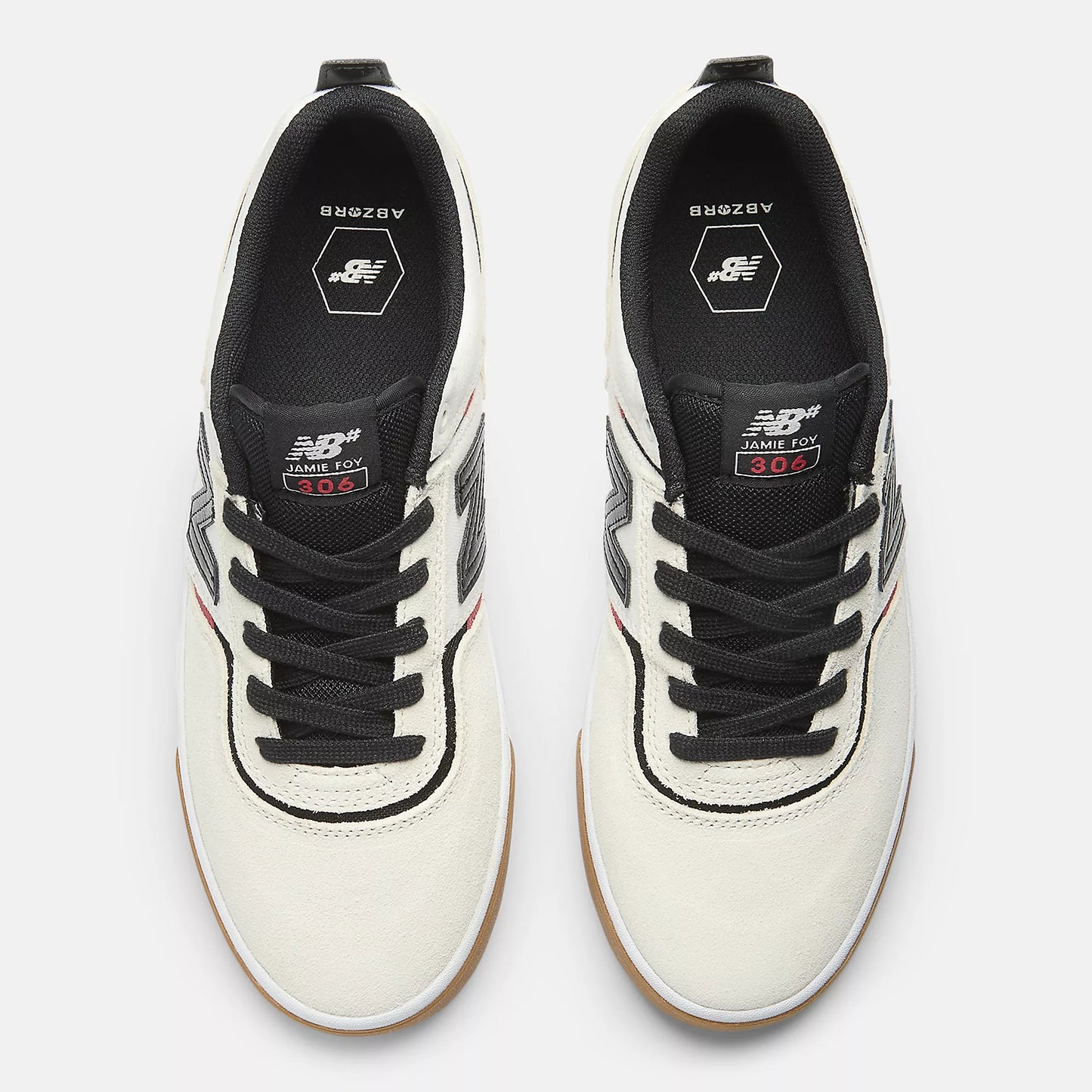 New Balance Mens Numeric 306 Jamie Foy Sea Salt Black