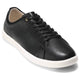 BLACK LEATHER/WHITE
