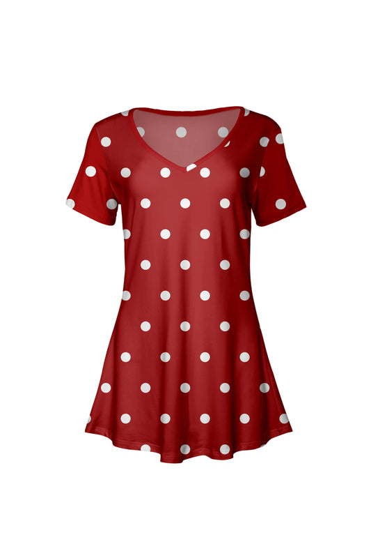 Red & White Polka Dot-