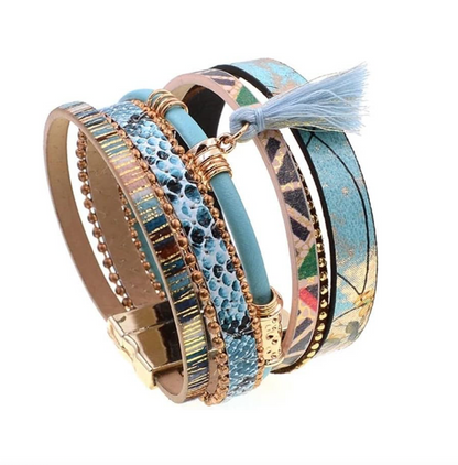 Goldtone, Turquoise-