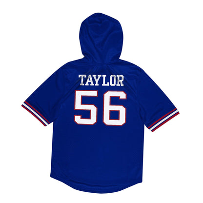 Mitchell & Ness Men's NFL N&N Mesh Ss Hoodie Giants 1990 Lawrence Taylor Hoodies