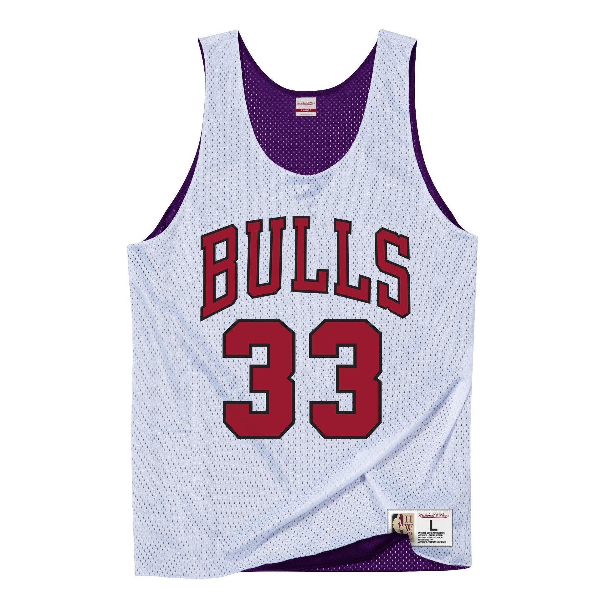 Mens Mitchell & Ness NBA Reversible Mesh Chicago Bulls AllStar 95 Scottie Pippen - sneakAR