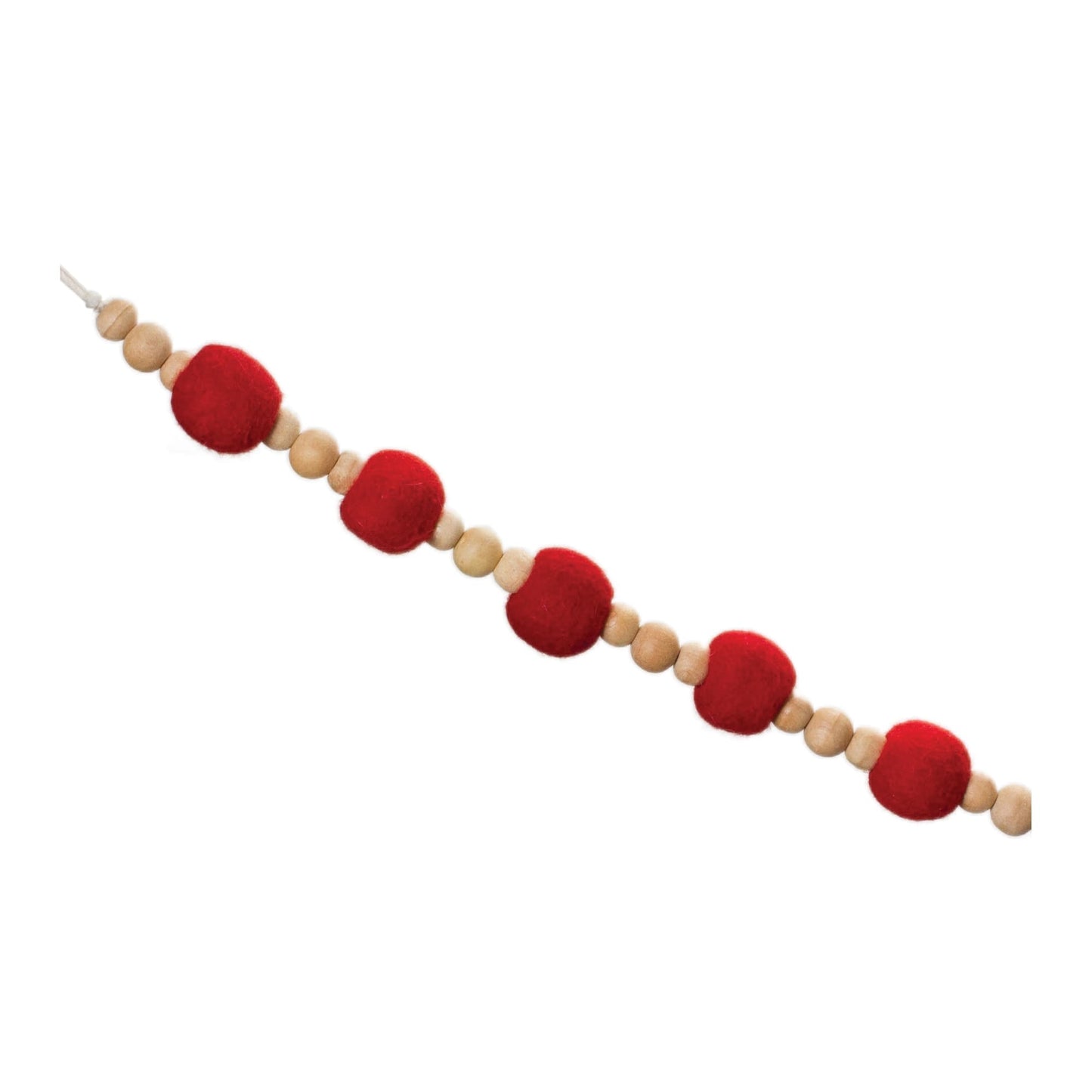 Melrose International Fabric Ball String Garland (Set of 2)