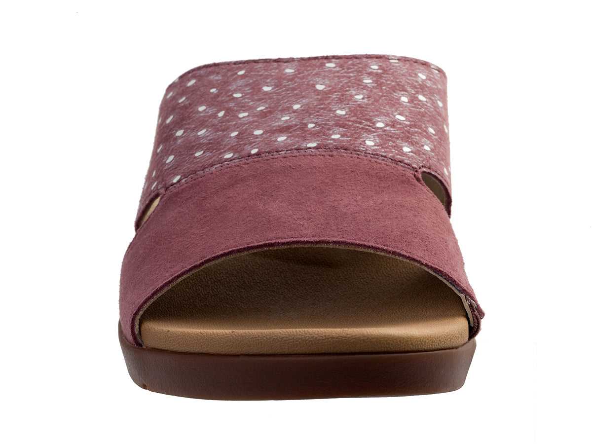Burgundy Ostrich -