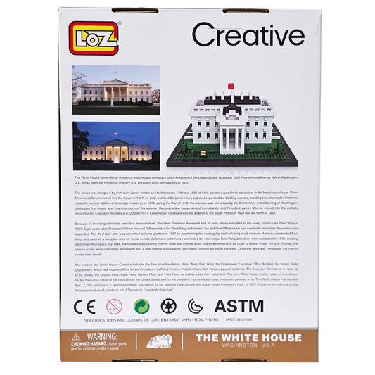 White House Mini Blocks Set 1170 Bricks