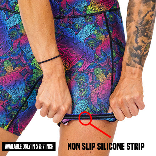 Constantly Varied Gear Shorts - Rainbow Turtle