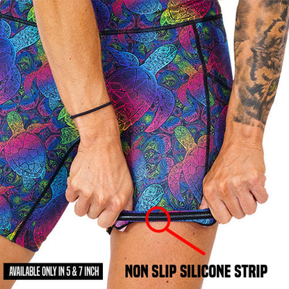 Constantly Varied Gear Shorts - Rainbow Turtle