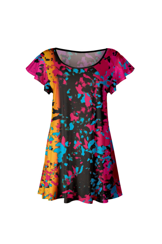 Multicolor Floral Abstract-