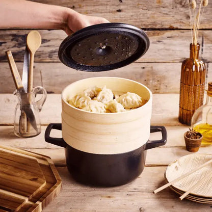 Nori Cocotte with Steamer Inserts — 2.5 QT