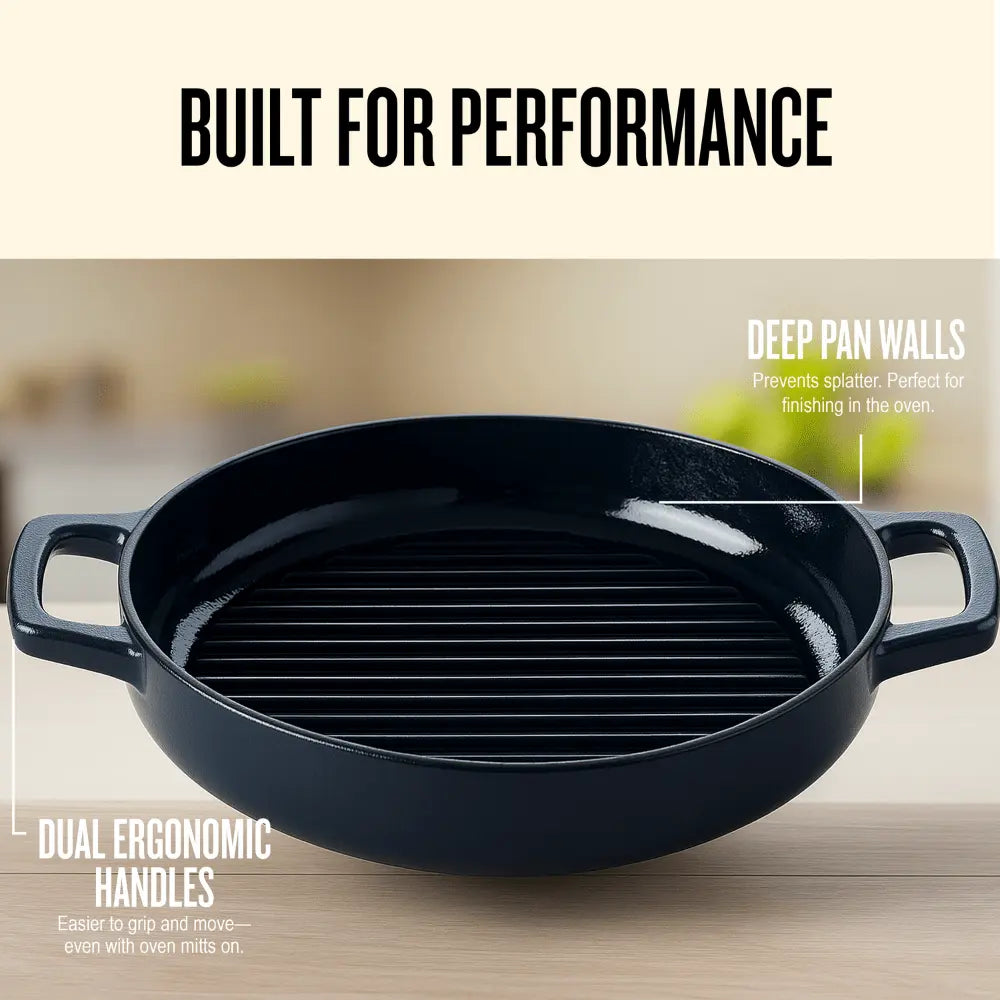 Nori Grill Pan — 11" - Alva Cookware