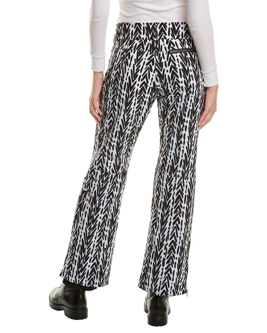 V PRINT BLK/WHT-