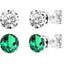 white, green