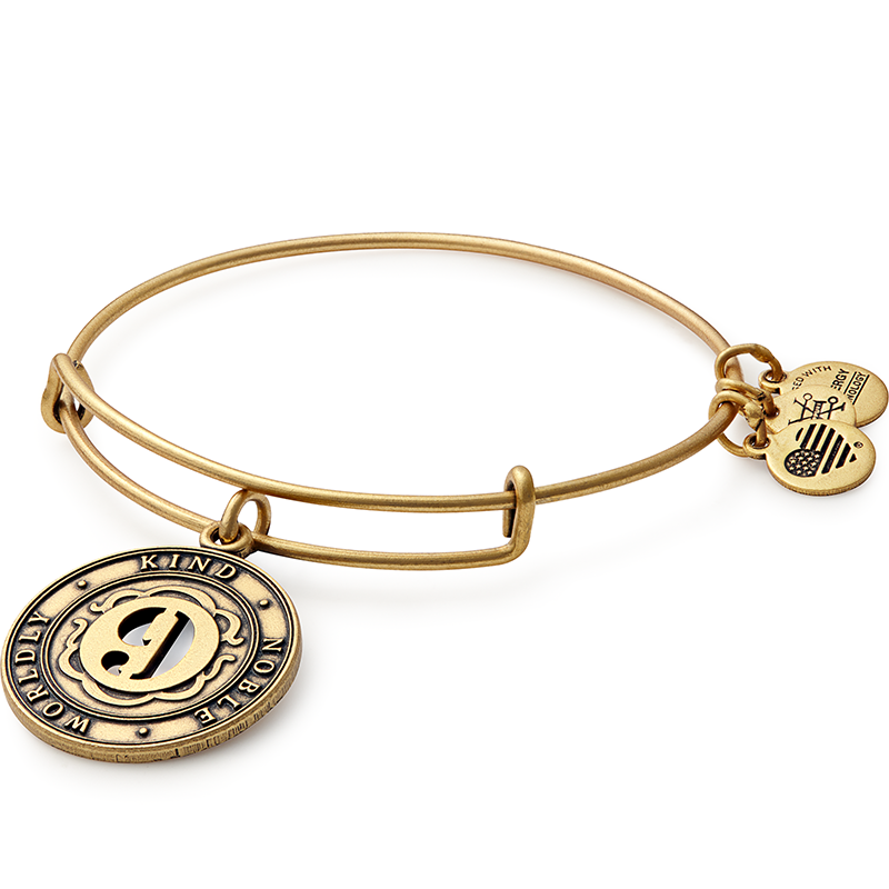 Number 9 Charm Bangle Bracelet | Worldly, Kind, and Noble