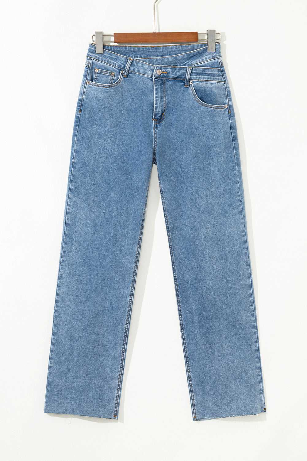 Stella Waist Wide Leg Jeans - Blue / 6