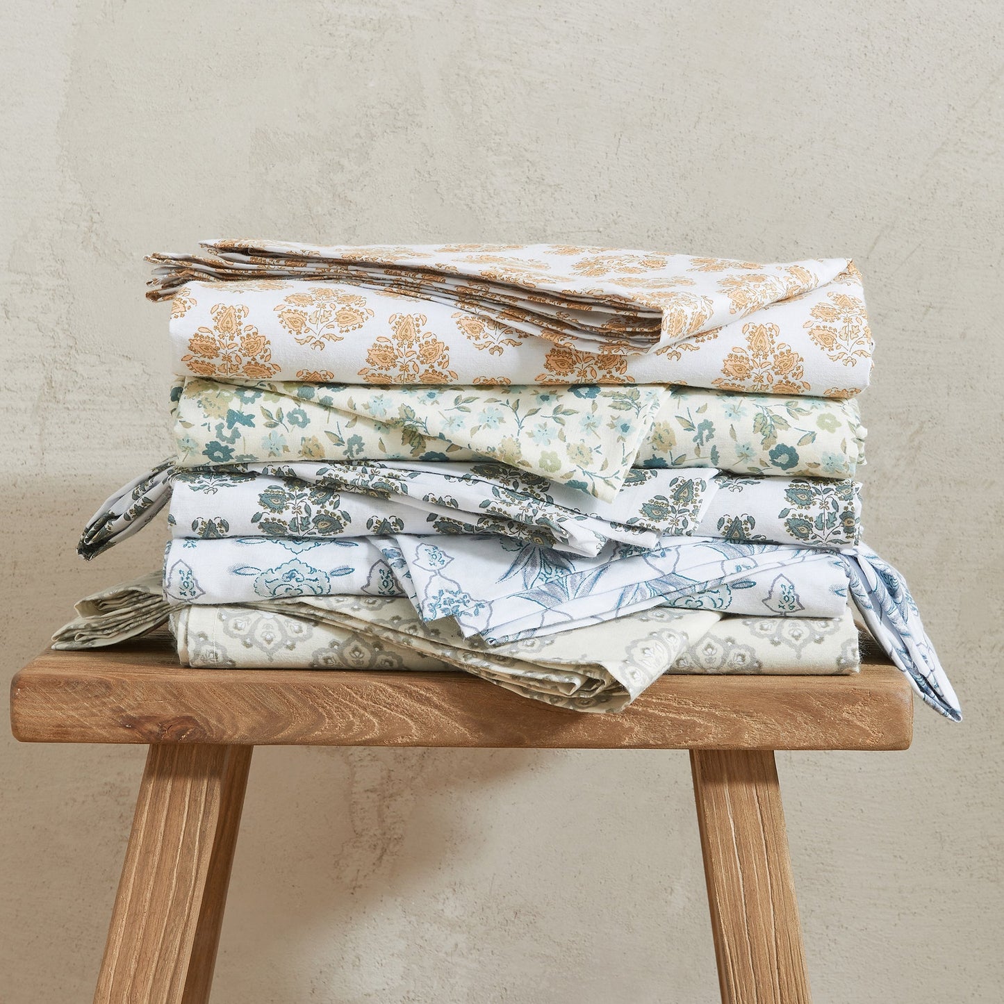 Patina Vie Maison Cotton & Rayon From Bamboo Blend Printed Sheet Set