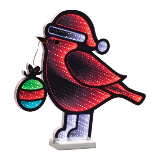 Melrose International Holiday Cardinal Bird Ekkolight 15.75"H