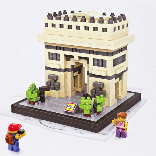 Triumphal Arch In Paris Micro Block Set With 640 Bricks