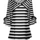 Black & White Horizontal Stripe