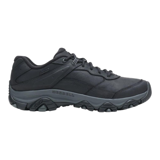 Merrell Moab Adventure 3 Waterproof Mens Hiking Shoes — Black Leather